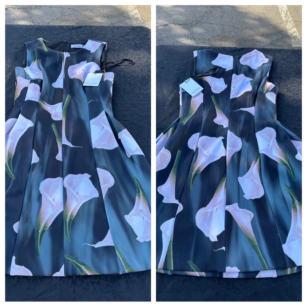 NWT Calvin Klein dress size 10
Pit to pit: 16”
Length: 35”